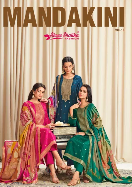 Mandakini Vol 16 By Shree Shalika Viscose Wholesale Designer Salwar Suit In India